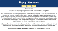 Desktop Screenshot of happy-memories.build-a.com