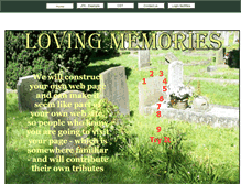 Tablet Screenshot of loving-memories.build-a.com